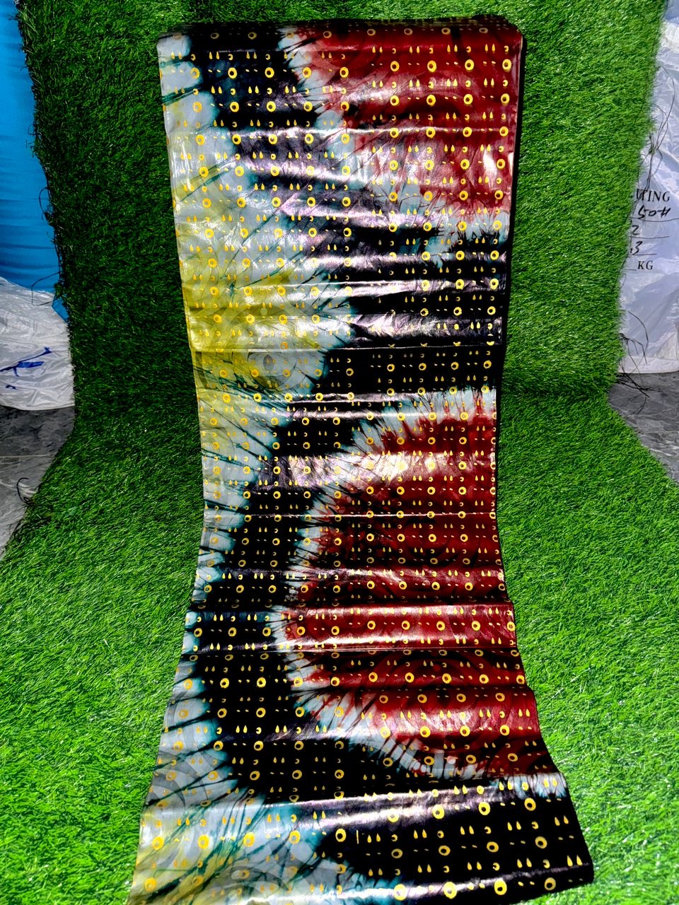 3 Meters Hand Dye Bazin Super Magnum XXXXXL African Luxurious fabrics, Mali Sierra Leone Guinea Senegalese Nigerian Brocade Materials