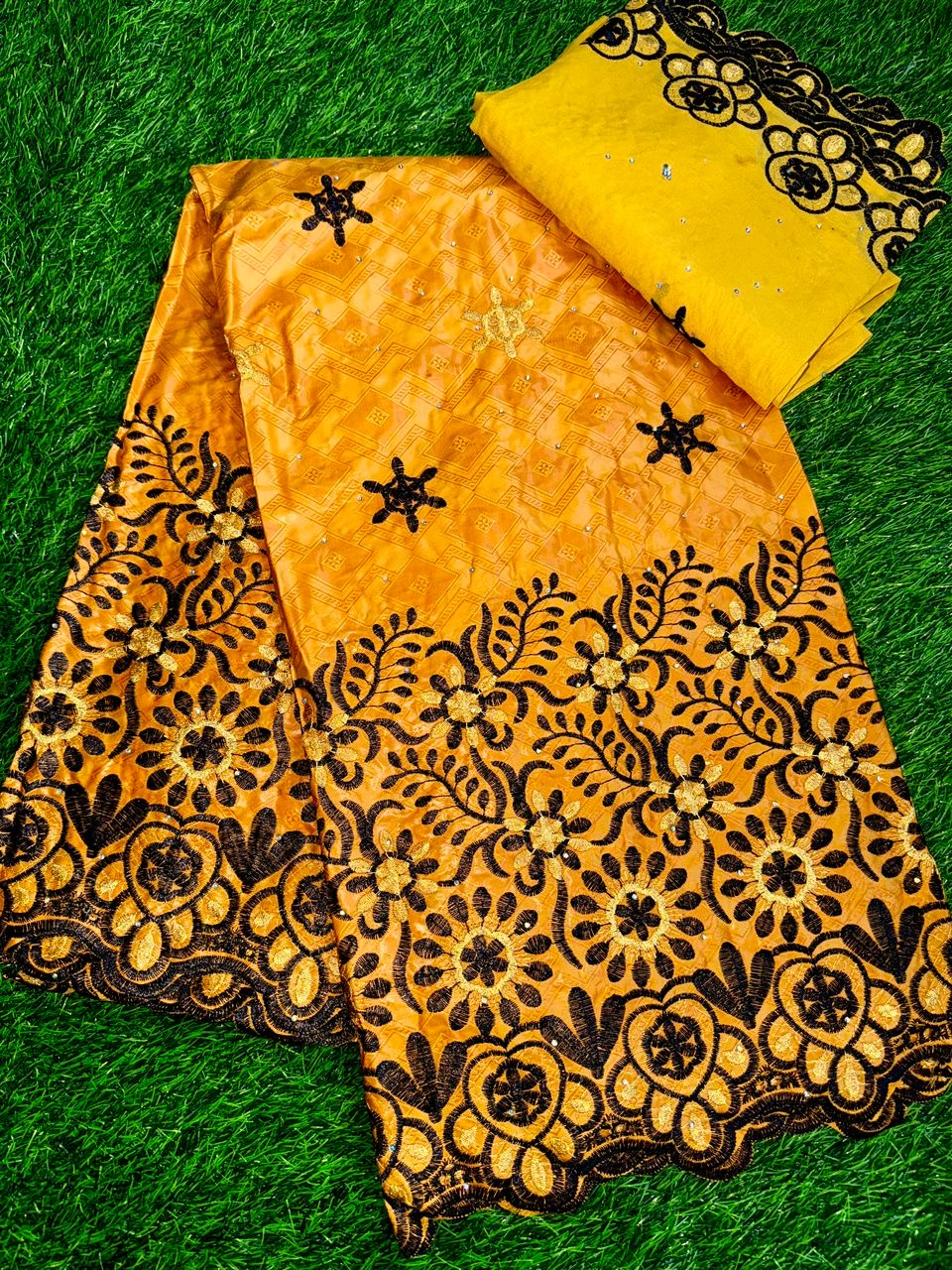 Embroidered High Quality Bazin Riche Fabrics