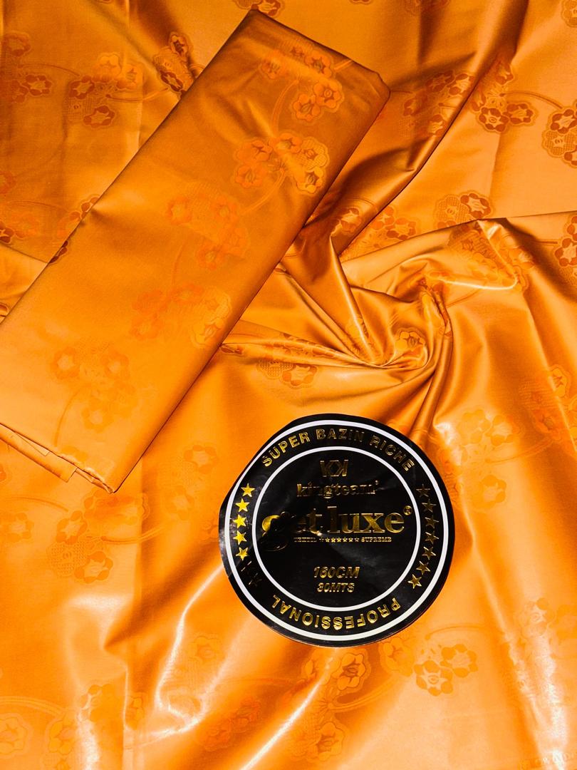 Bazin Riche Super Magnum, African Luxurious brocade fabrics, Mali Sierra Leone Guinea Senegalese Materials