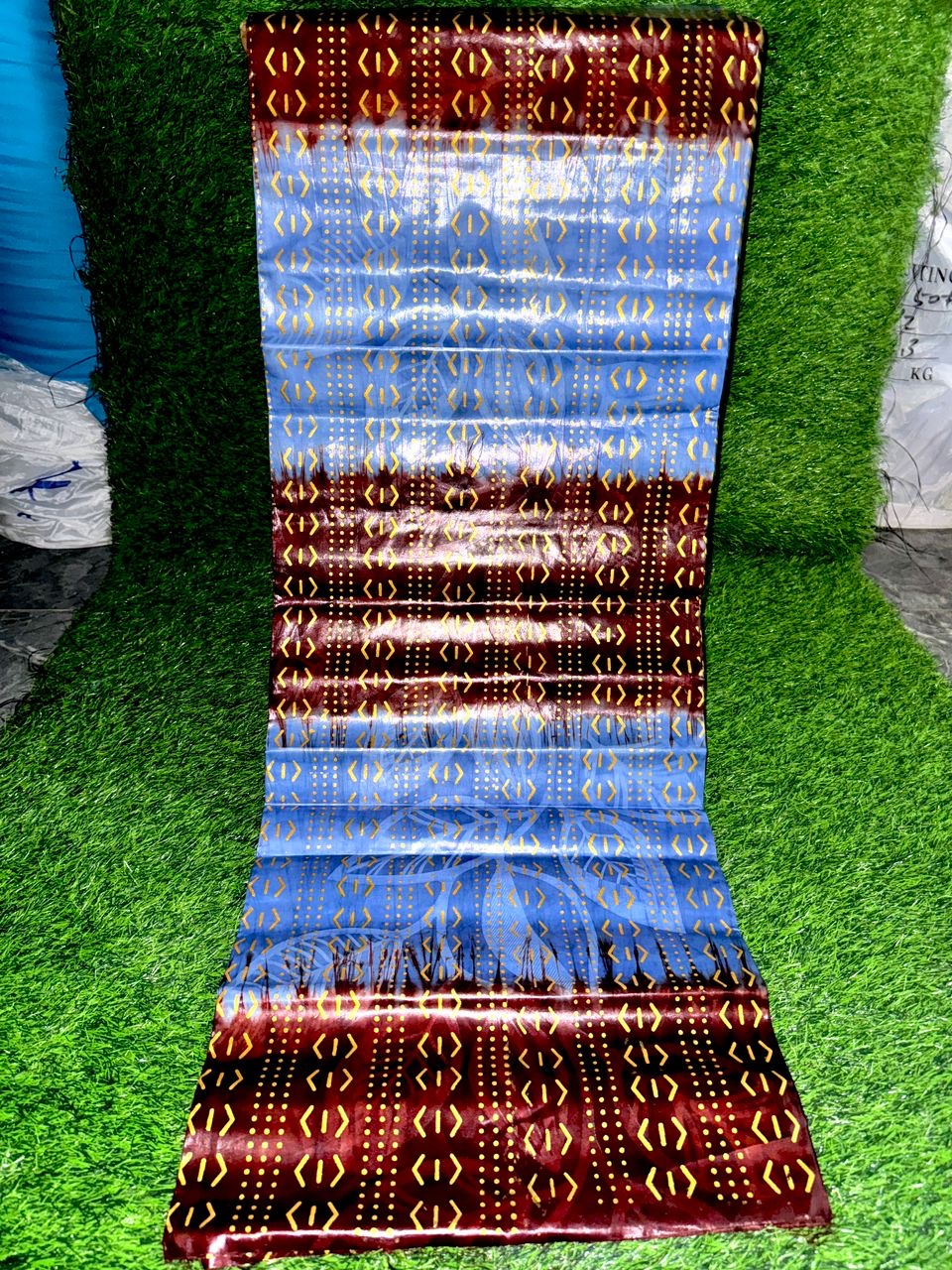 3 Meters Hand Dye Bazin Super Magnum XXXXXL African Luxurious fabrics, Mali Sierra Leone Guinea Senegalese Nigerian Brocade Materials